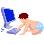ребенок у компьютера